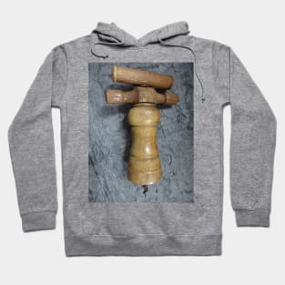 Old wooden corkscrew Hoodie